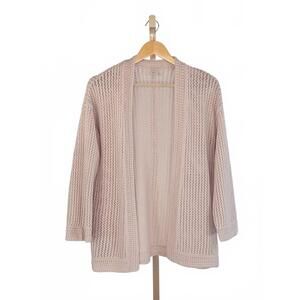 NEW BE COOL women's fisherman open cardigan in natural